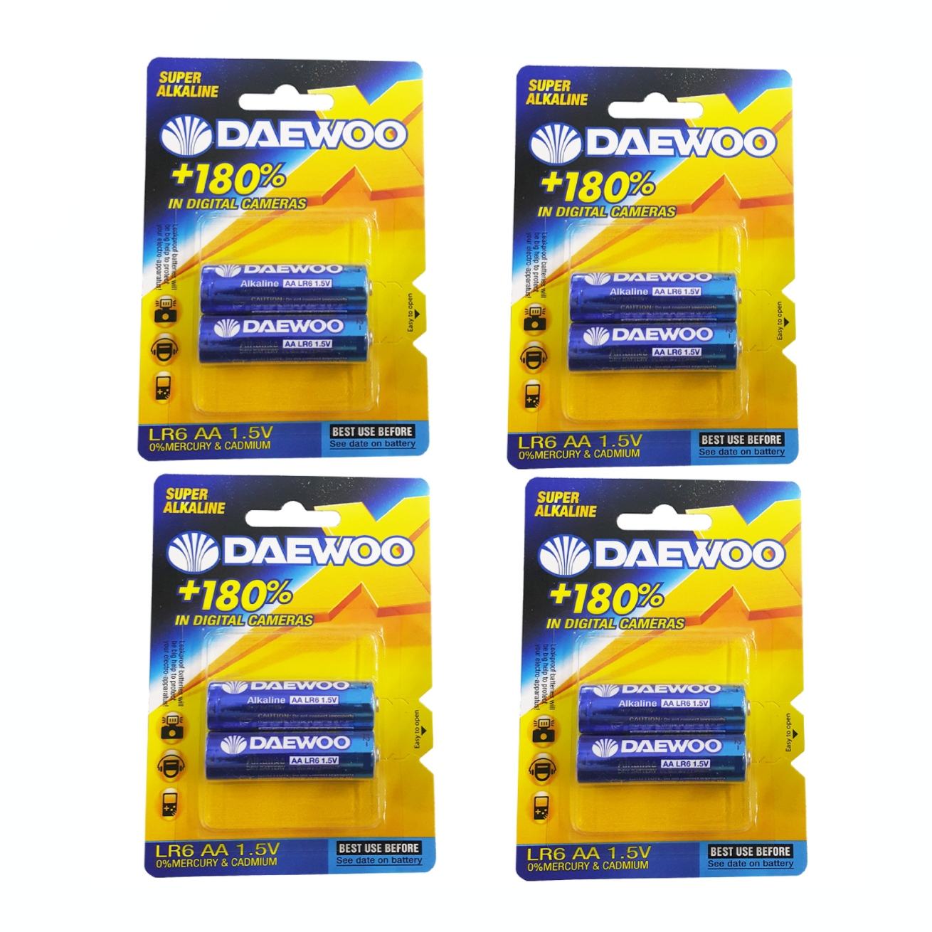 باتري قلمي سوپر آلکالاين دوومدل LR6 AA 1.5V